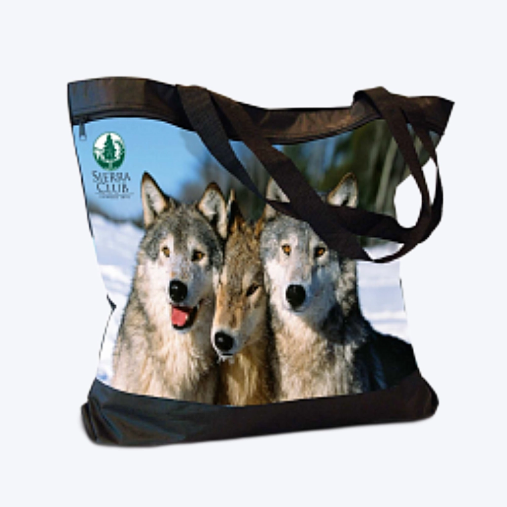 Sierra Club Wolf Tote Bag